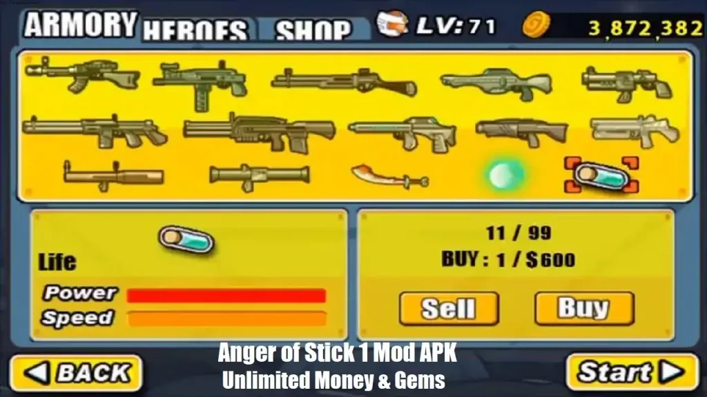 Anger of Stick 1 Mod APK Unlimited Money