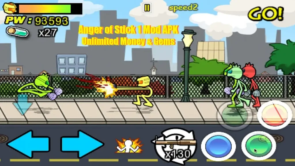 Anger of Stick 1 Mod APK Unlimited Money