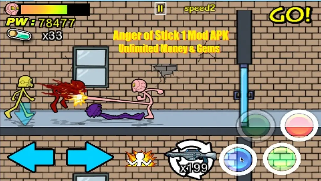 Anger of Stick 1 Mod APK Unlimited Money