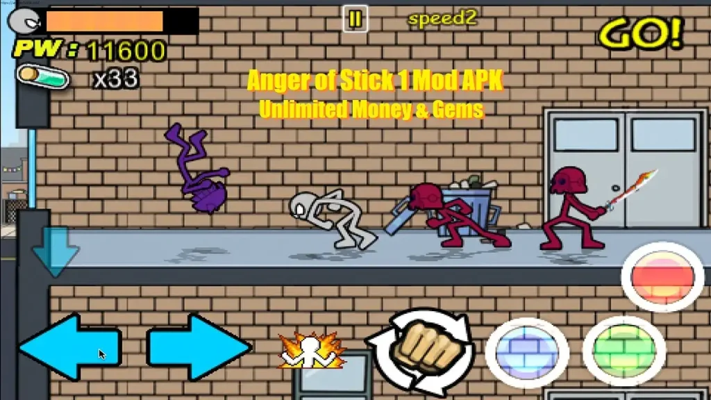 Anger of Stick 1 Mod APK Unlimited Money