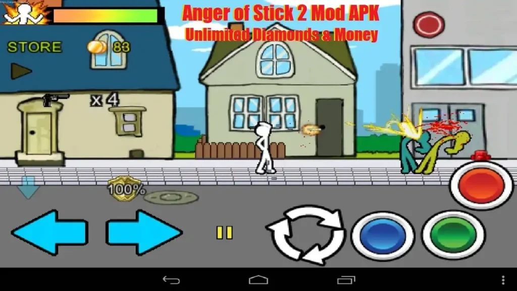 Anger of Stick 2 Mod APK Unlimited Money