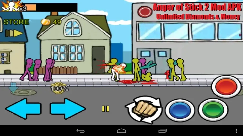 Anger of Stick 2 Mod APK Unlimited Money