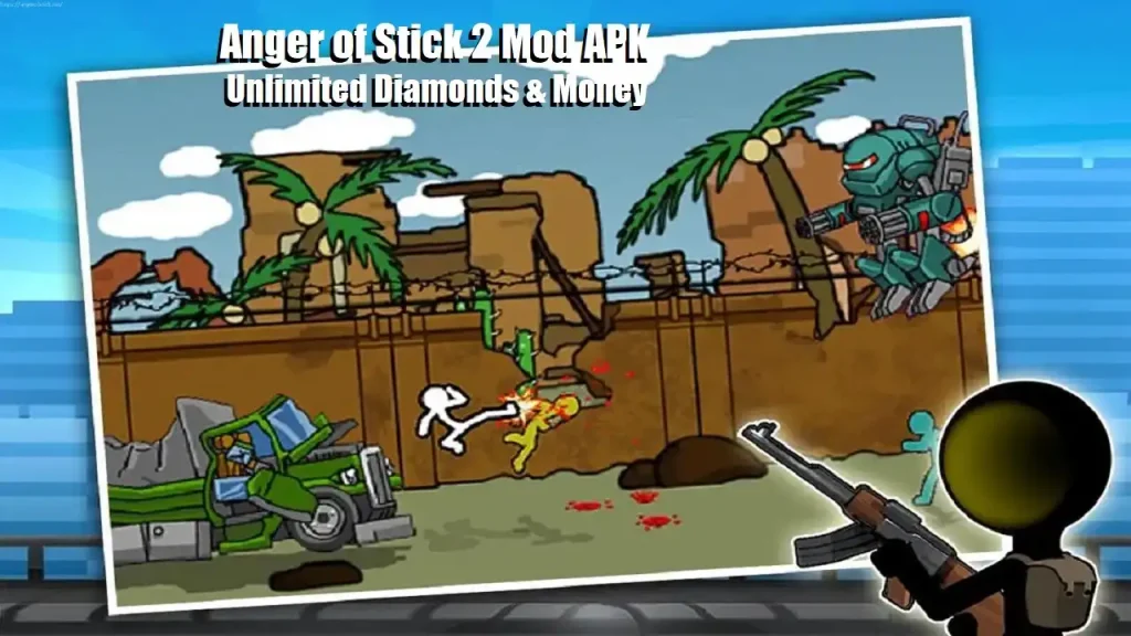 Anger of Stick 2 Mod APK Unlimited Money