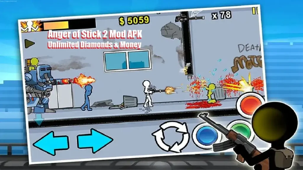 Anger of Stick 2 Mod APK Unlimited Money