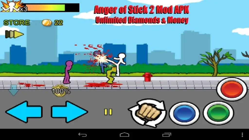 Anger of Stick 2 Mod APK Unlimited Money