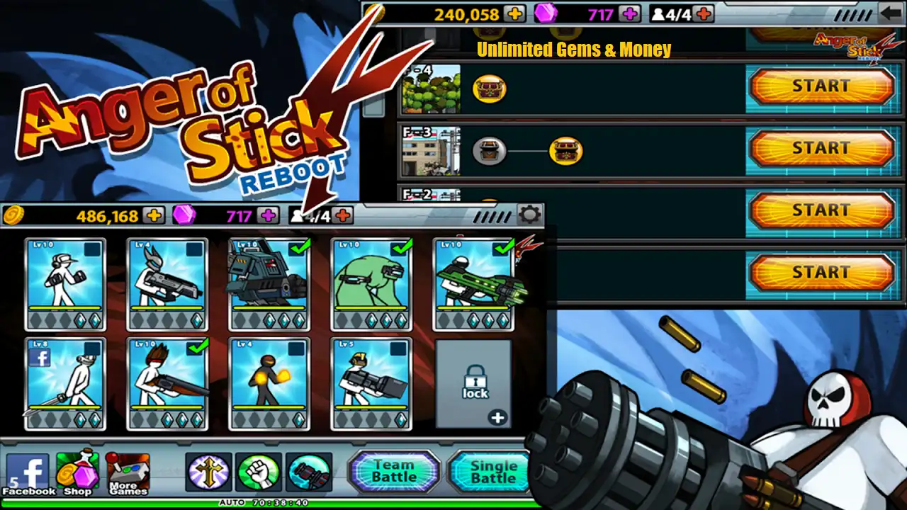 Anger of Stick 4 Mod APK Unlimited Money