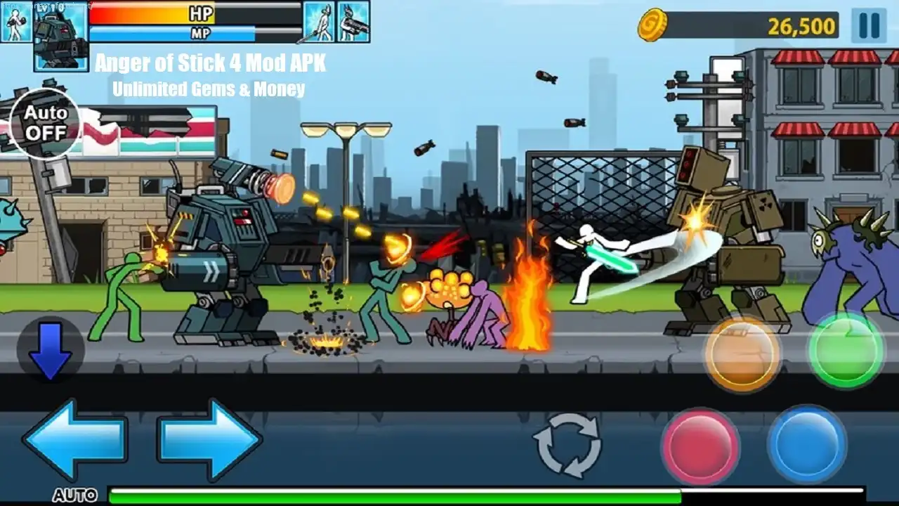 Anger of Stick 4 Mod APK Unlimited Money