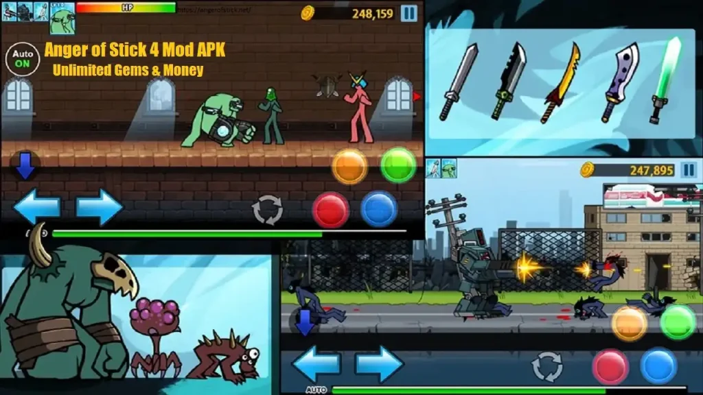 Anger of Stick 4 Mod APK Unlimited Money