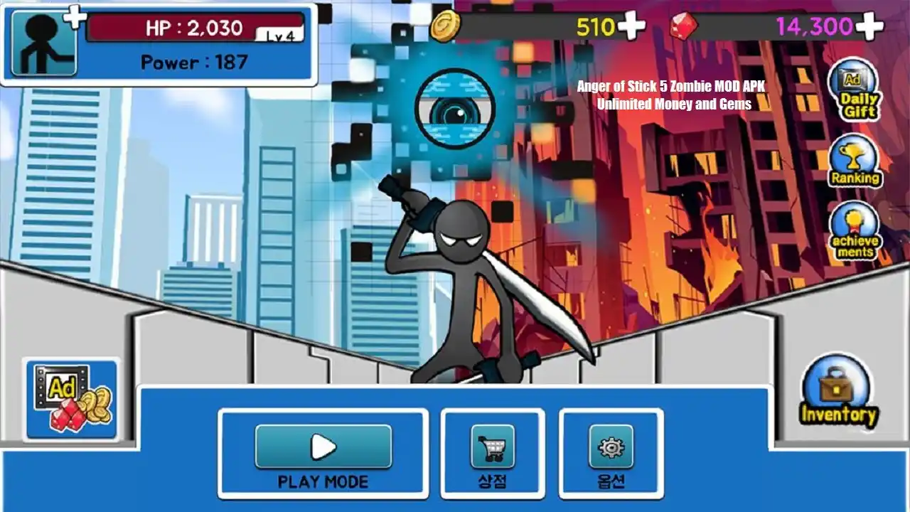 Anger of Stick 5 Zombie MOD APK Unlimited Money