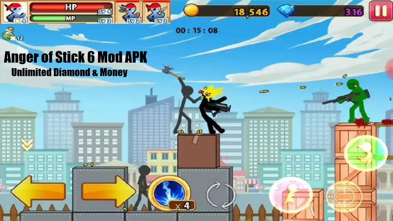Anger of Stick 6 Mod APK Unlimited Money
