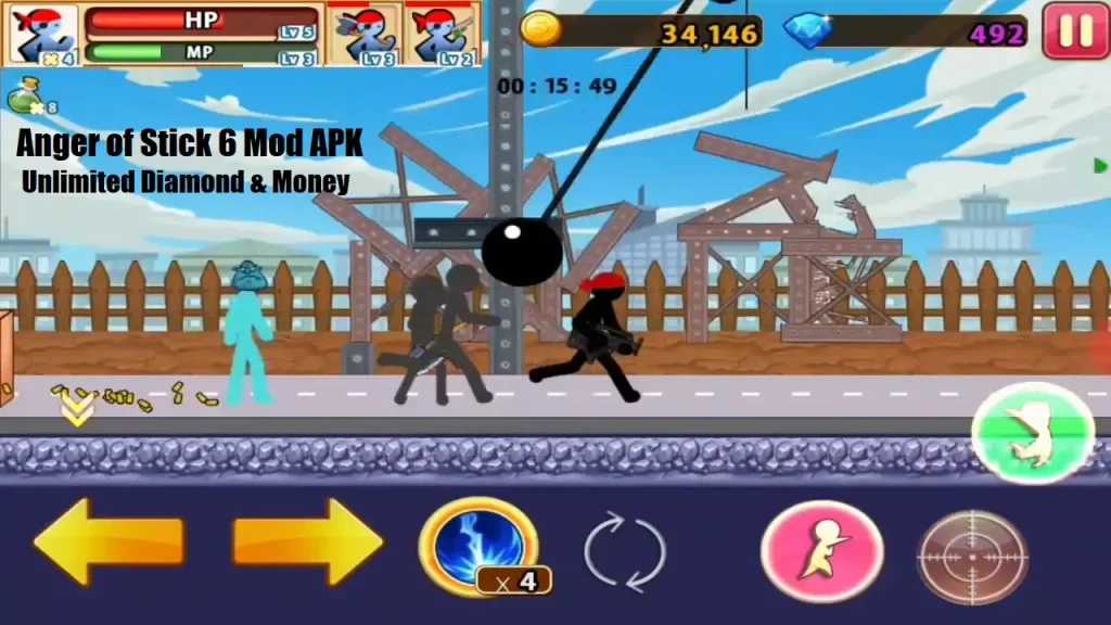 Anger of Stick 6 Mod APK Unlimited Money