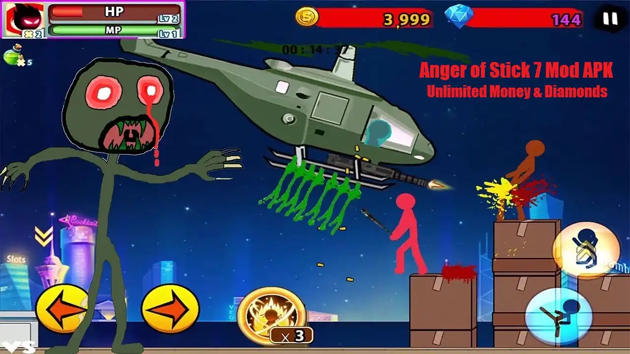 Anger of Stick 7 Mod APK Unlimited Money