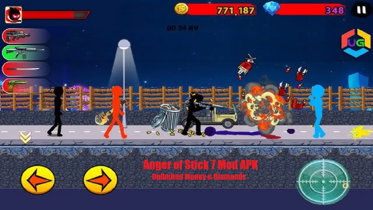 Anger of Stick 7 Mod APK Unlimited Money