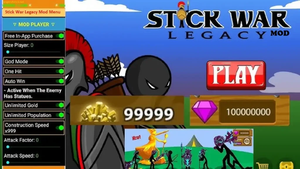 Stick War Legacy Mod APK Unlimited Gems