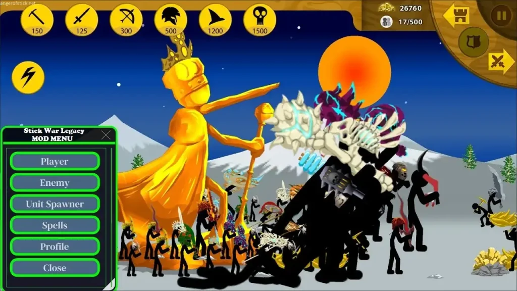 Stick War Legacy Mod APK Unlimited Gems