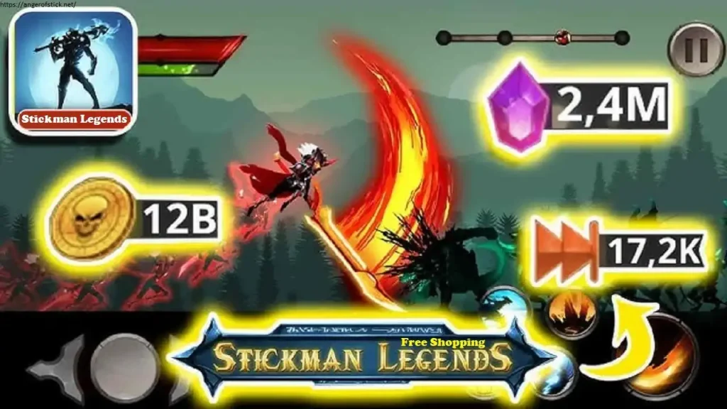 Stickman Legends MOD APK Free Shopping