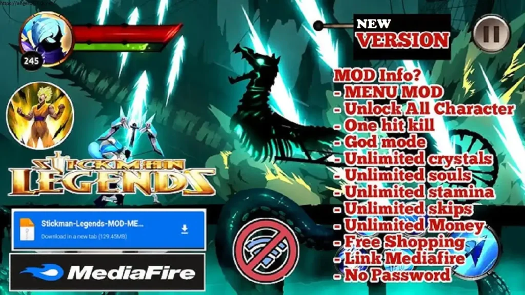 Stickman Legends MOD APK Free Shopping