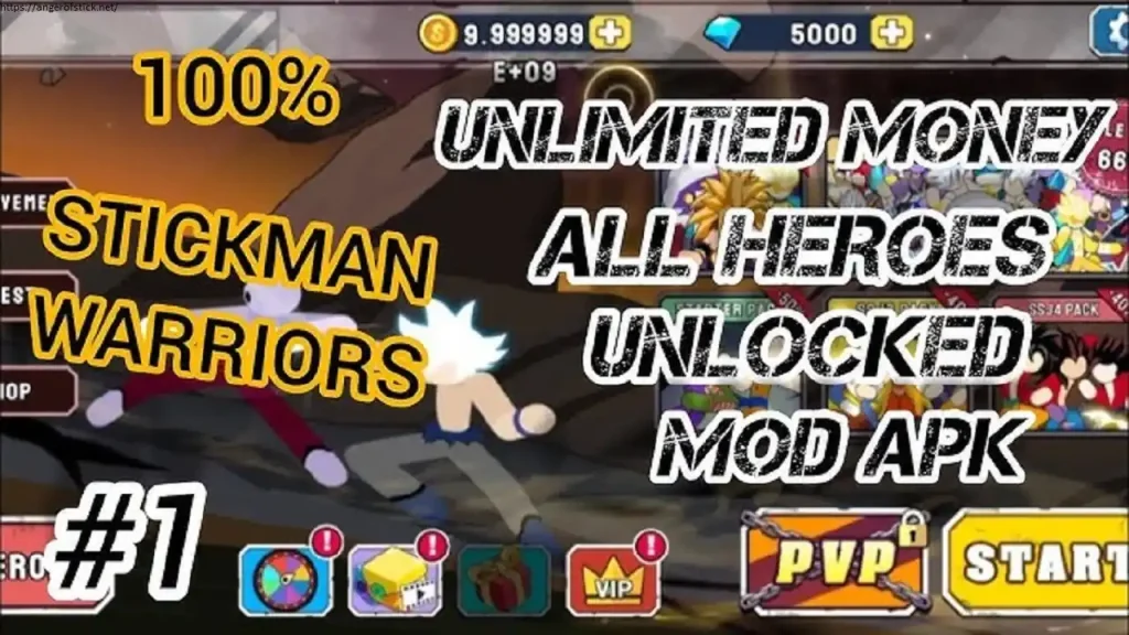 Stickman Warriors MOD APK Unlimited Money