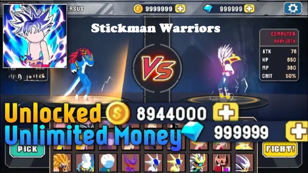 Stickman Warriors MOD APK Unlimited Money