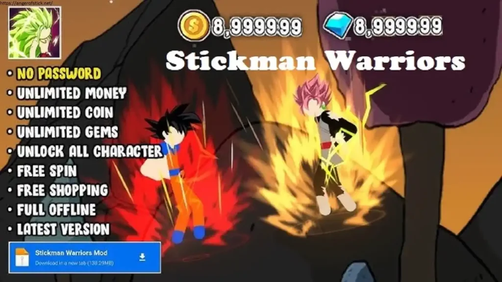 Stickman Warriors MOD APK Unlimited Money